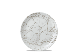 Kintsugi Agate Grey Coupe Plate